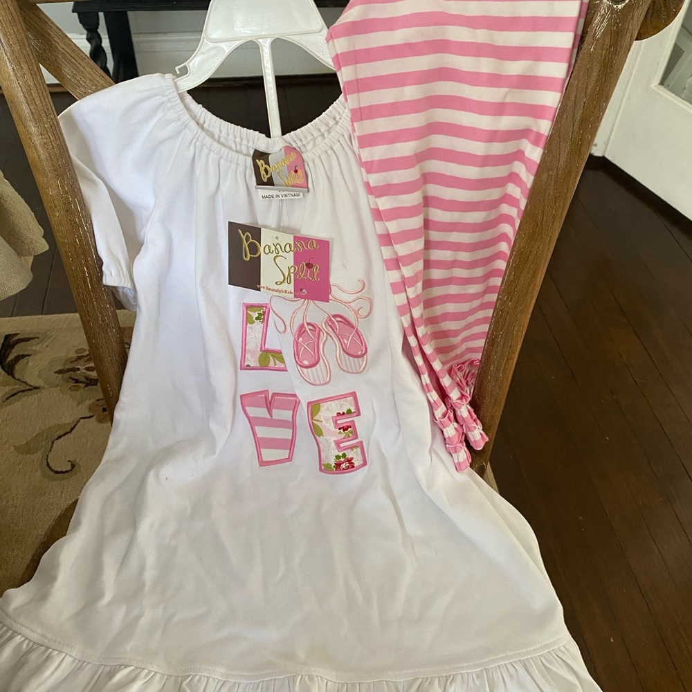 Banana Split ballet love top pants